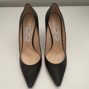 Classic Jimmy Choo Black Stilettos